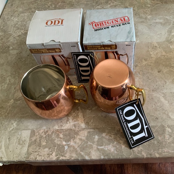Odi Dining Nib Pair Odi Solid Copper Moscow Mule Mugs 6 Oz Poshmark